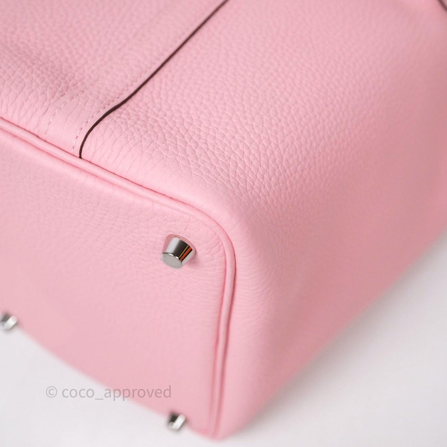 Hermès Picotin 18 Rose Sakura 3Q Clemence Palladium Hardware