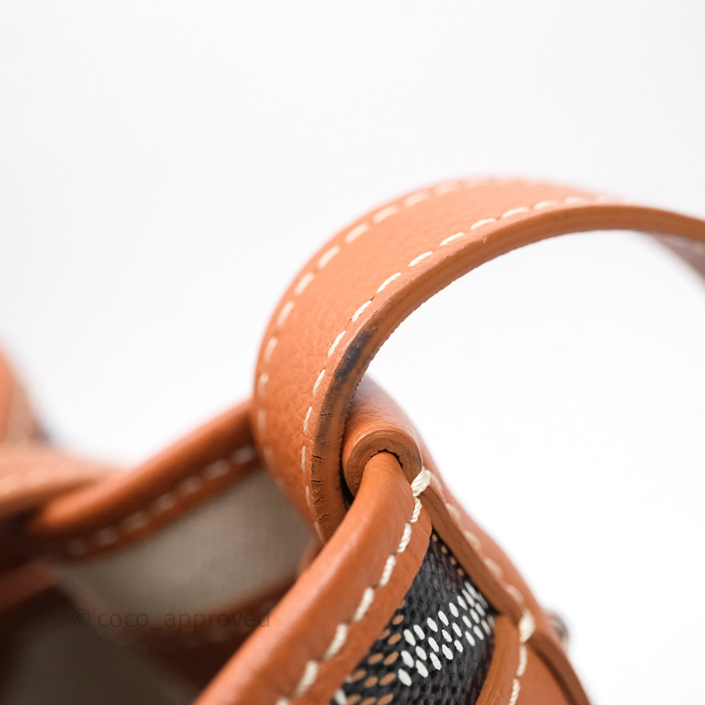 Goyard Petit Flot Bucket Bag Black & Tan Goyardine