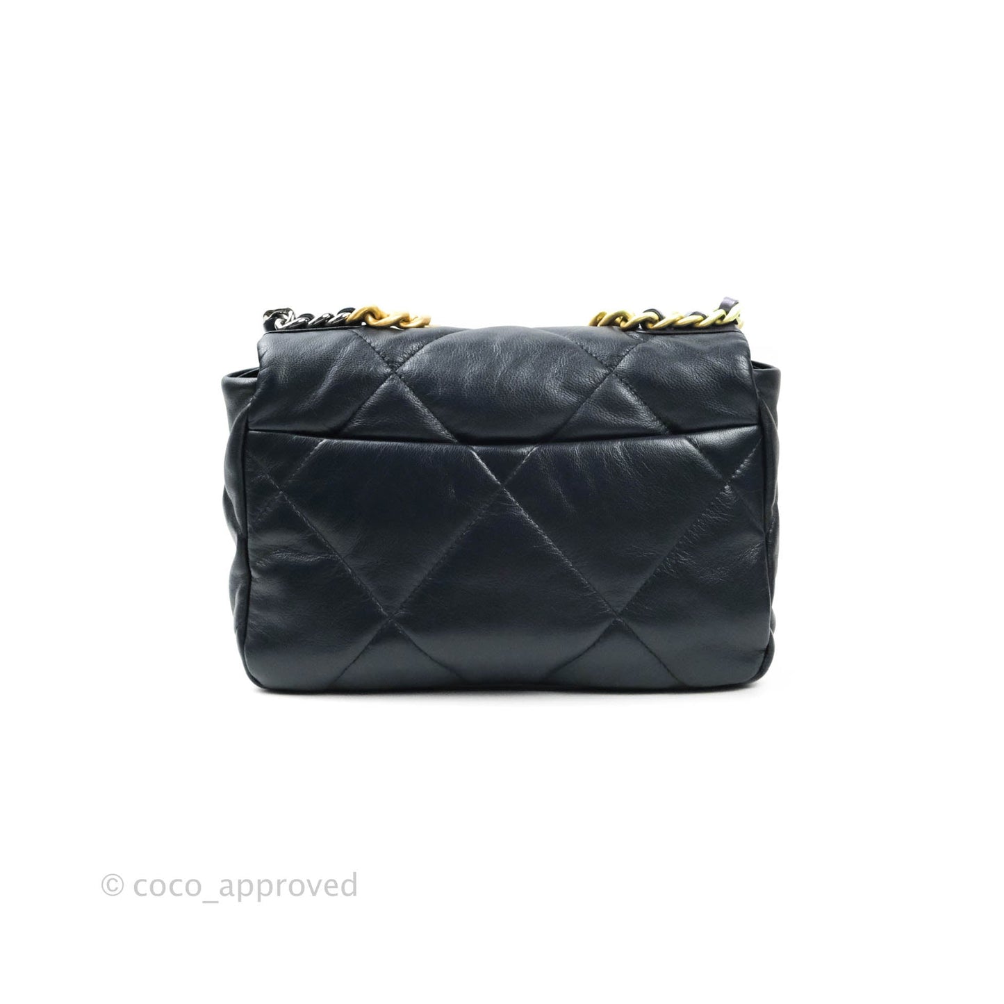 Chanel 19 Small Dark Navy Mixed Hardware