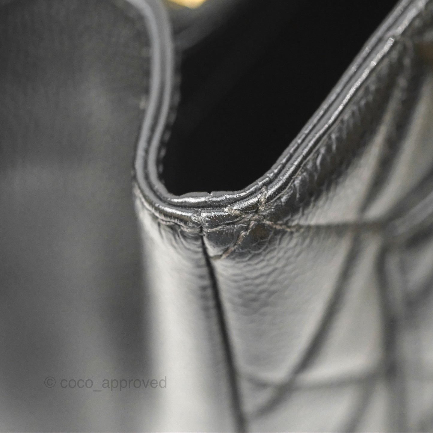 Chanel GST Black Caviar Gold Hardware