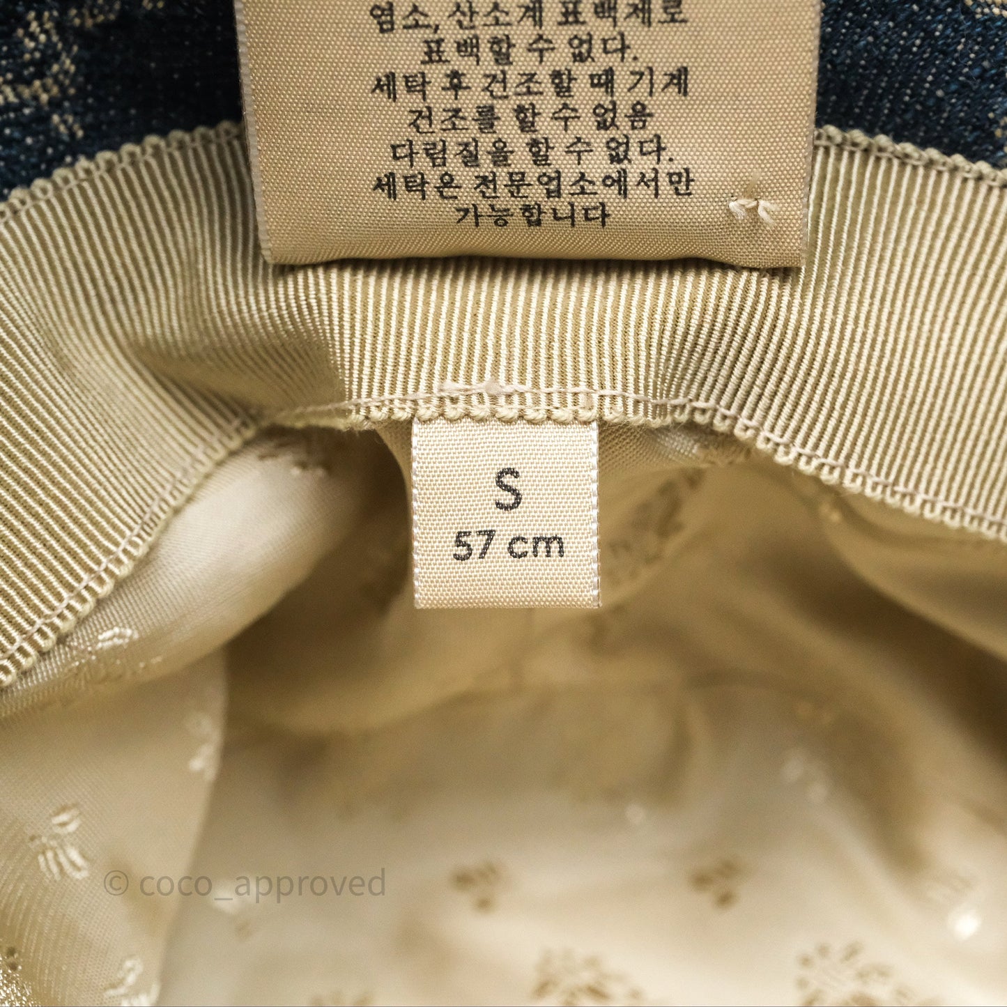 Gucci GG Supreme Denim Bucket Hat