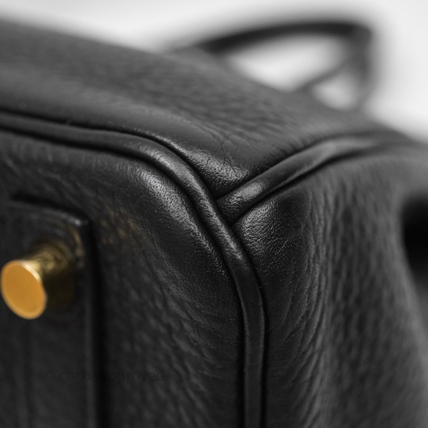 Hermès Birkin 30 Black Noir 89 Clemence Gold Hardware
