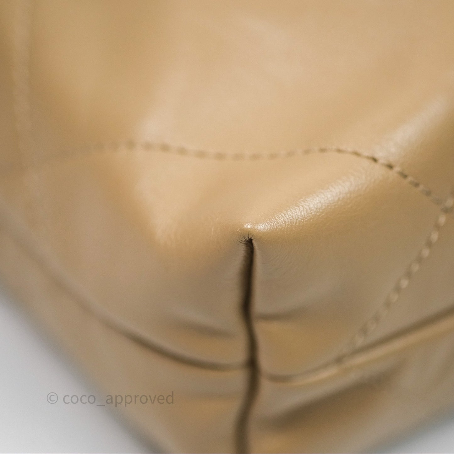 Chanel 22 Mini Bag Beige Shiny Crumpled Calfskin