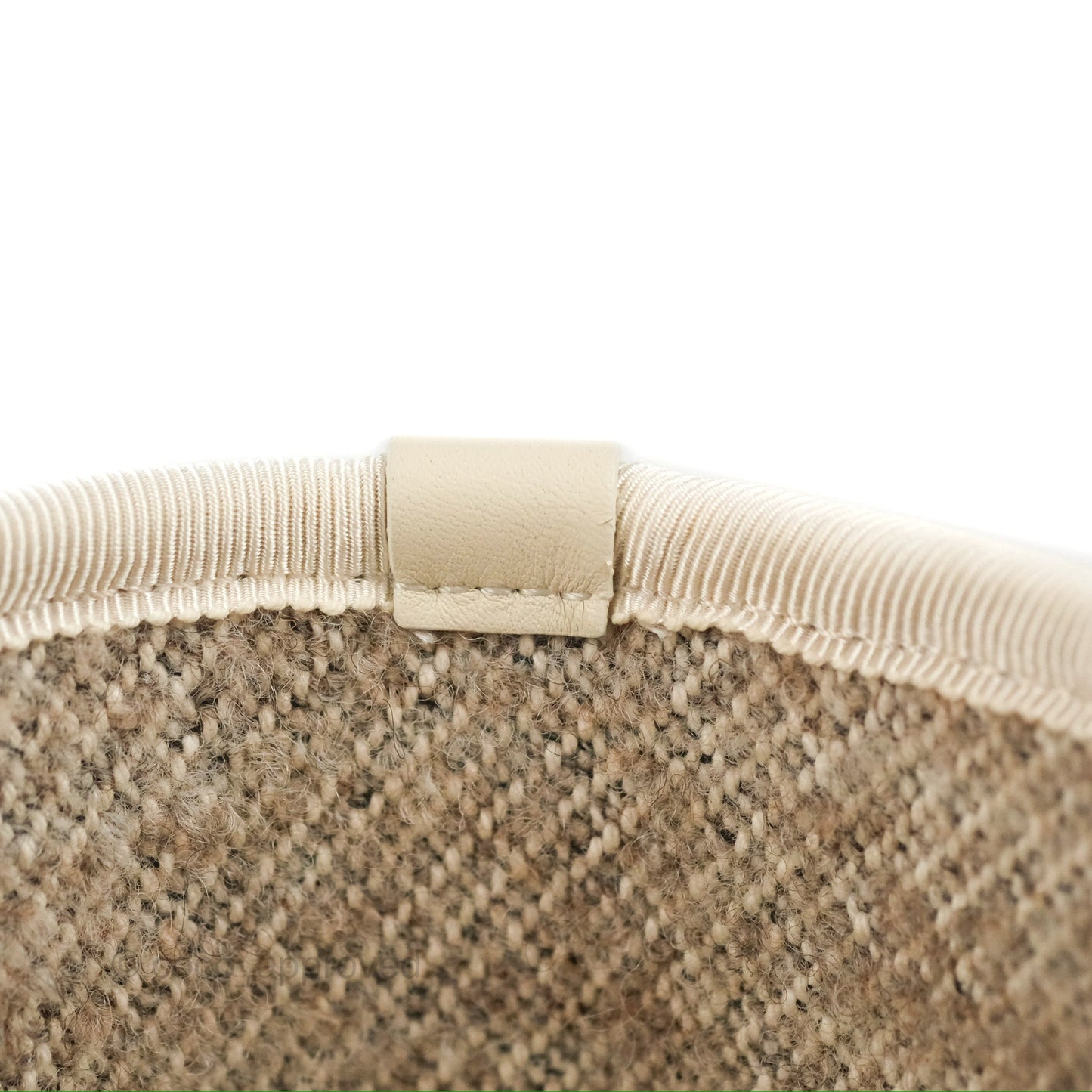 Chanel Medium Deauville Tote Taupe Mixed Fibres Silver Hardware