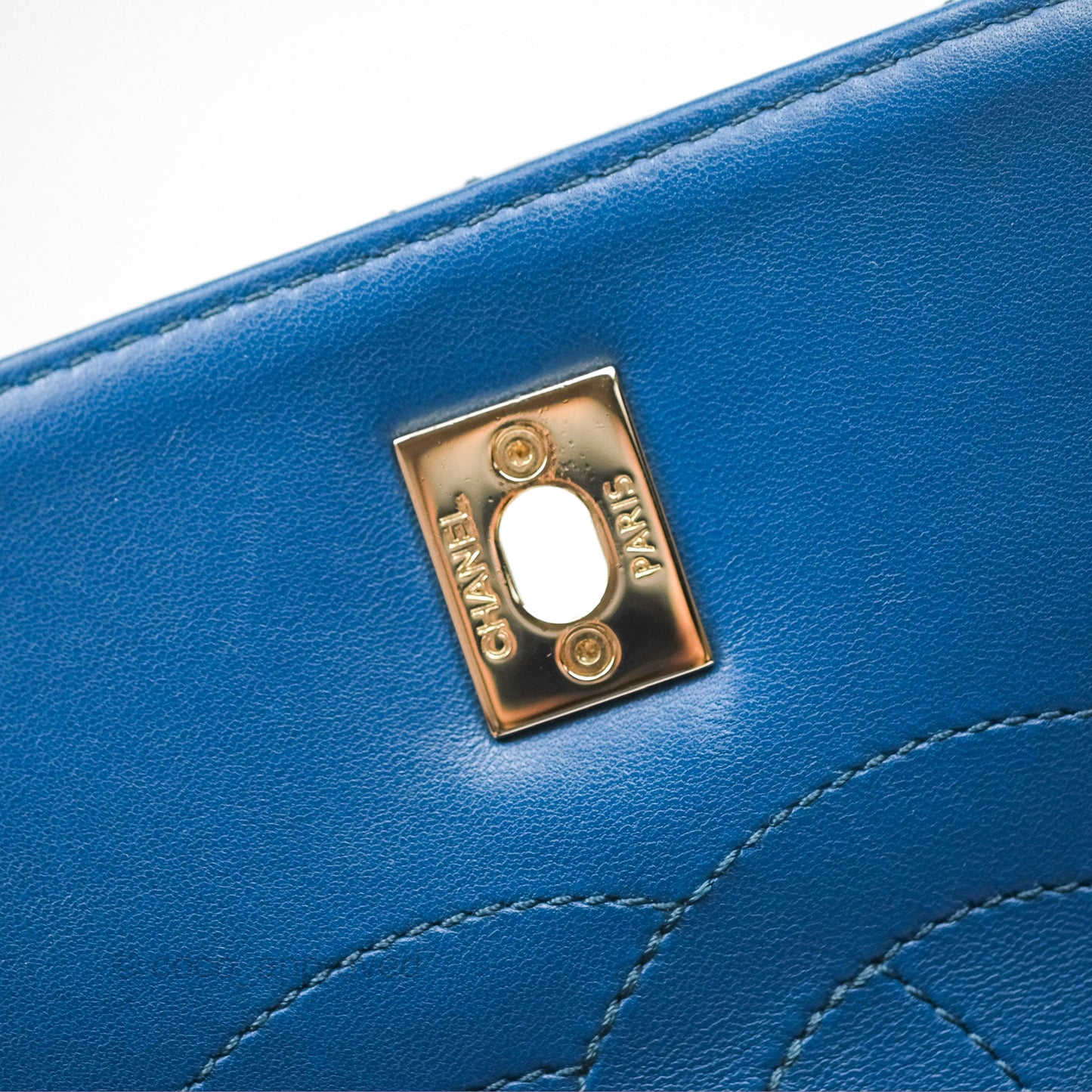 Chanel Medium Trendy CC Navy Blue Lambskin Gold Hardware
