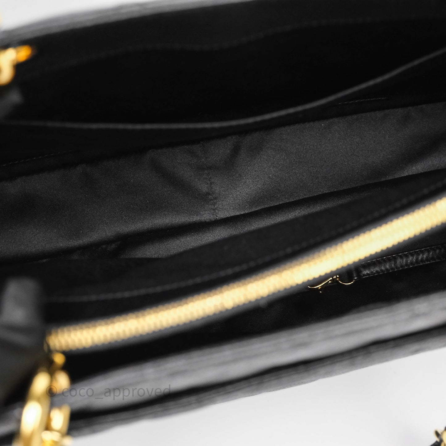 Chanel GST Black Caviar Gold Hardware