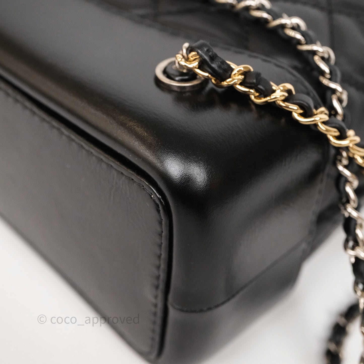 Chanel Small Gabrielle Backpack Black Aged Calfskin