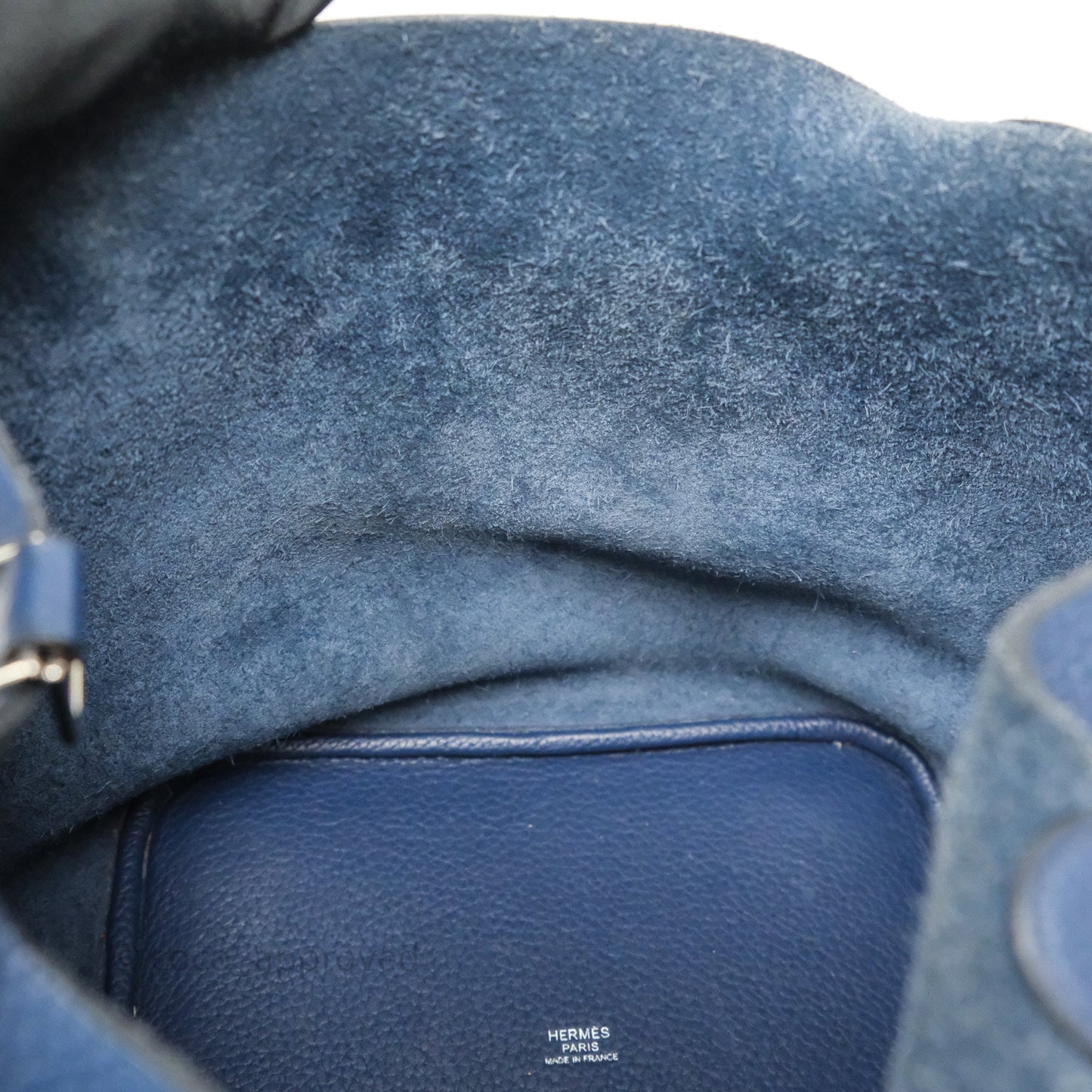Hermès Picotin 22 Bleu Nuit 2Z Clemence Palladium Hardware