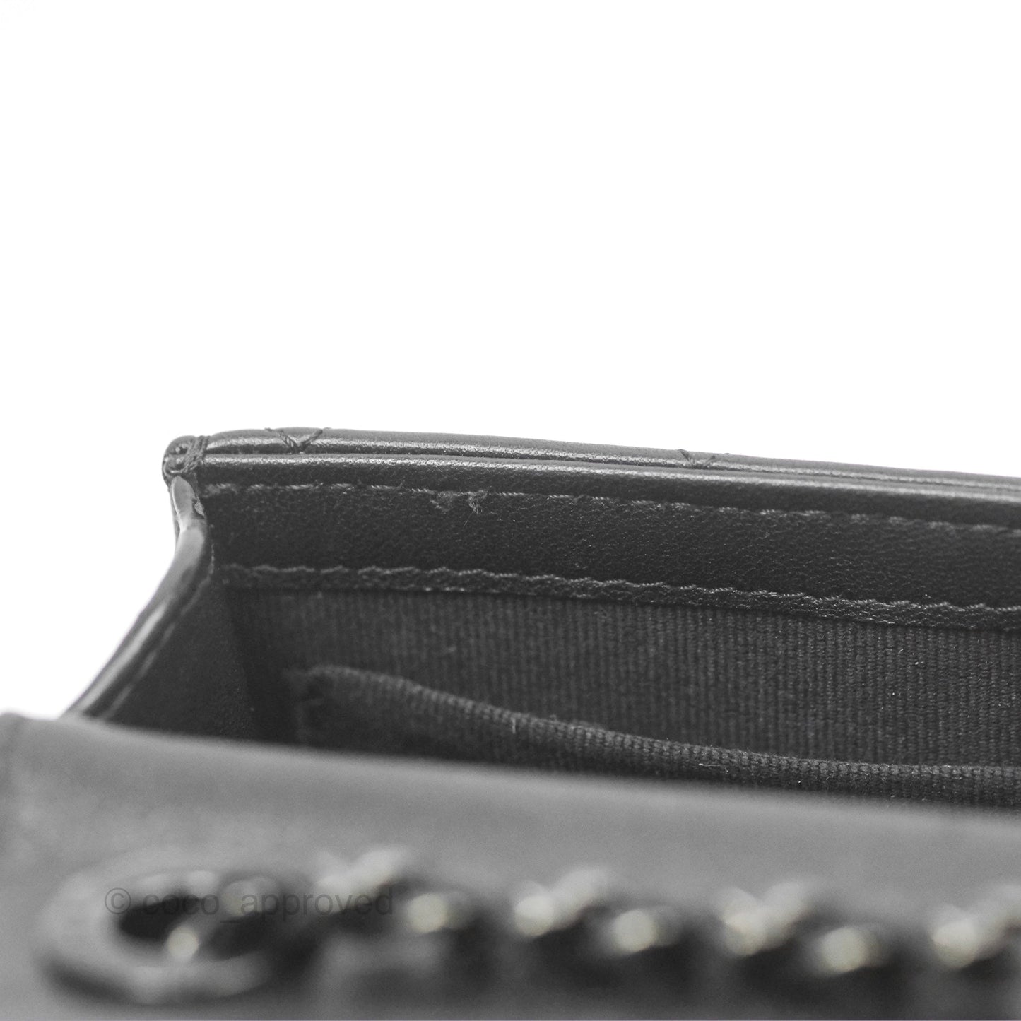Chanel Mini Trendy CC Clutch With Chain Quilted So Black Lambskin