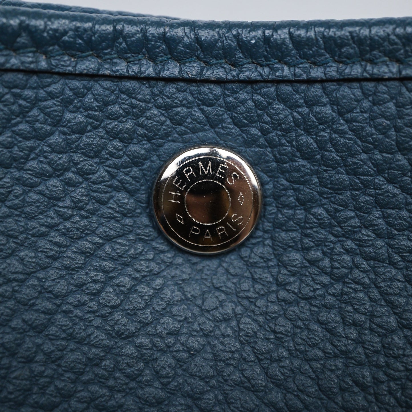 Hermès Garden Party 36 Bleu Palladium Hardware