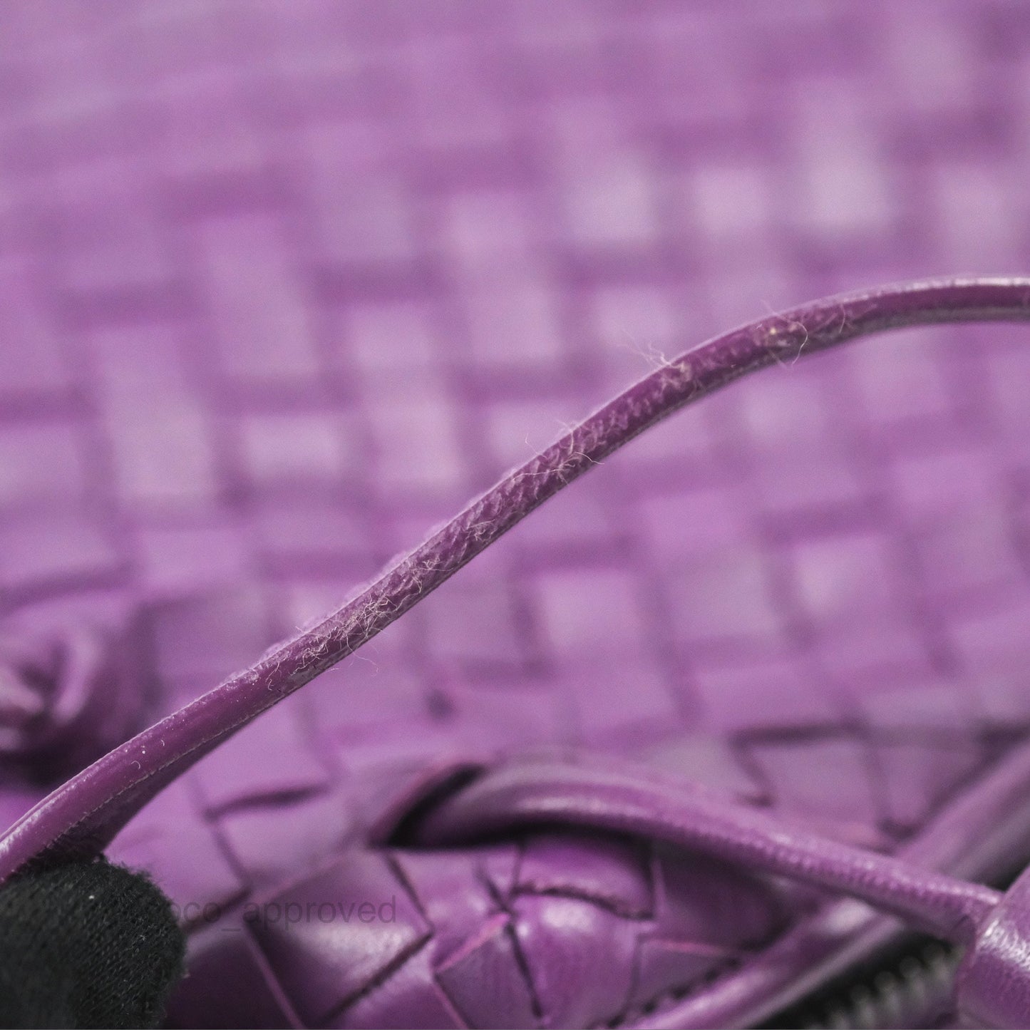 Bottega Veneta Crossbody Bag Intrecciato Leather Purple