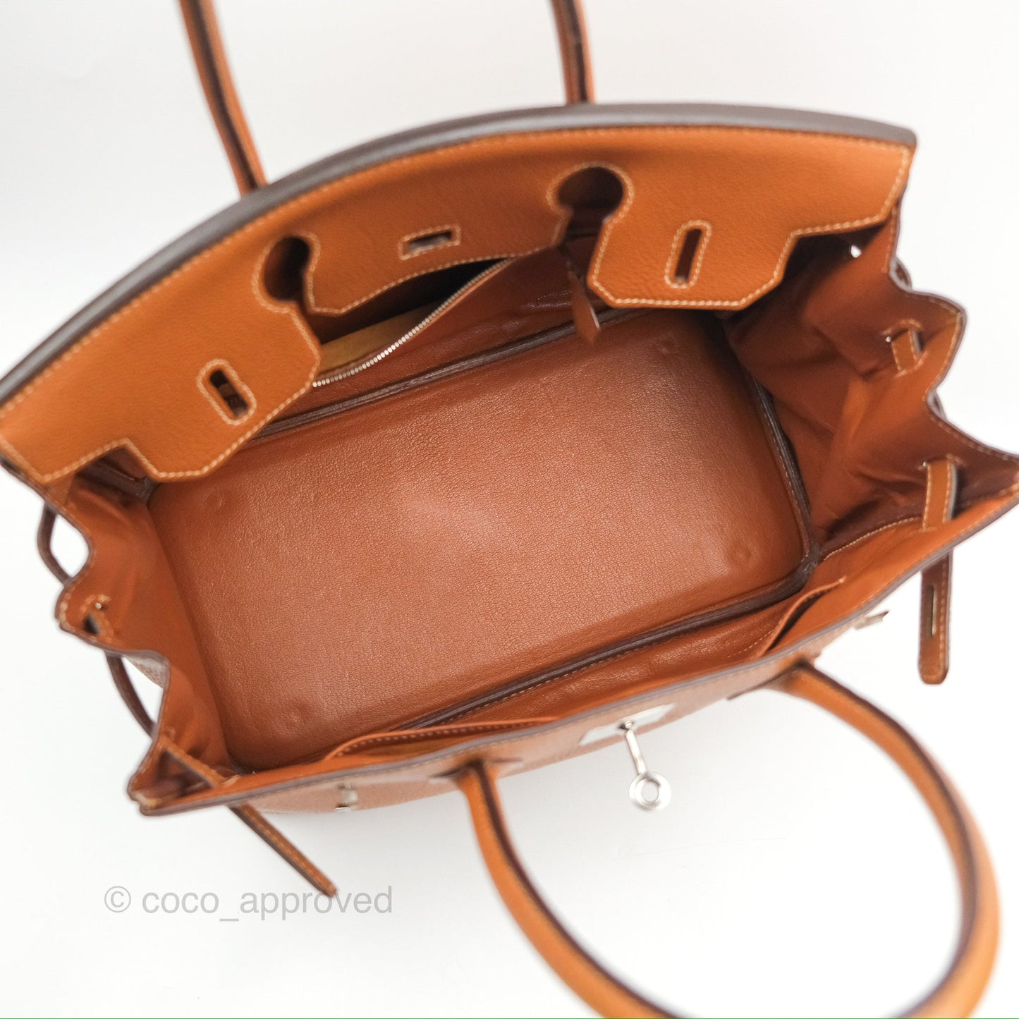Hermès Birkin 30 Retourne Gold Clemence Palladium Hardware