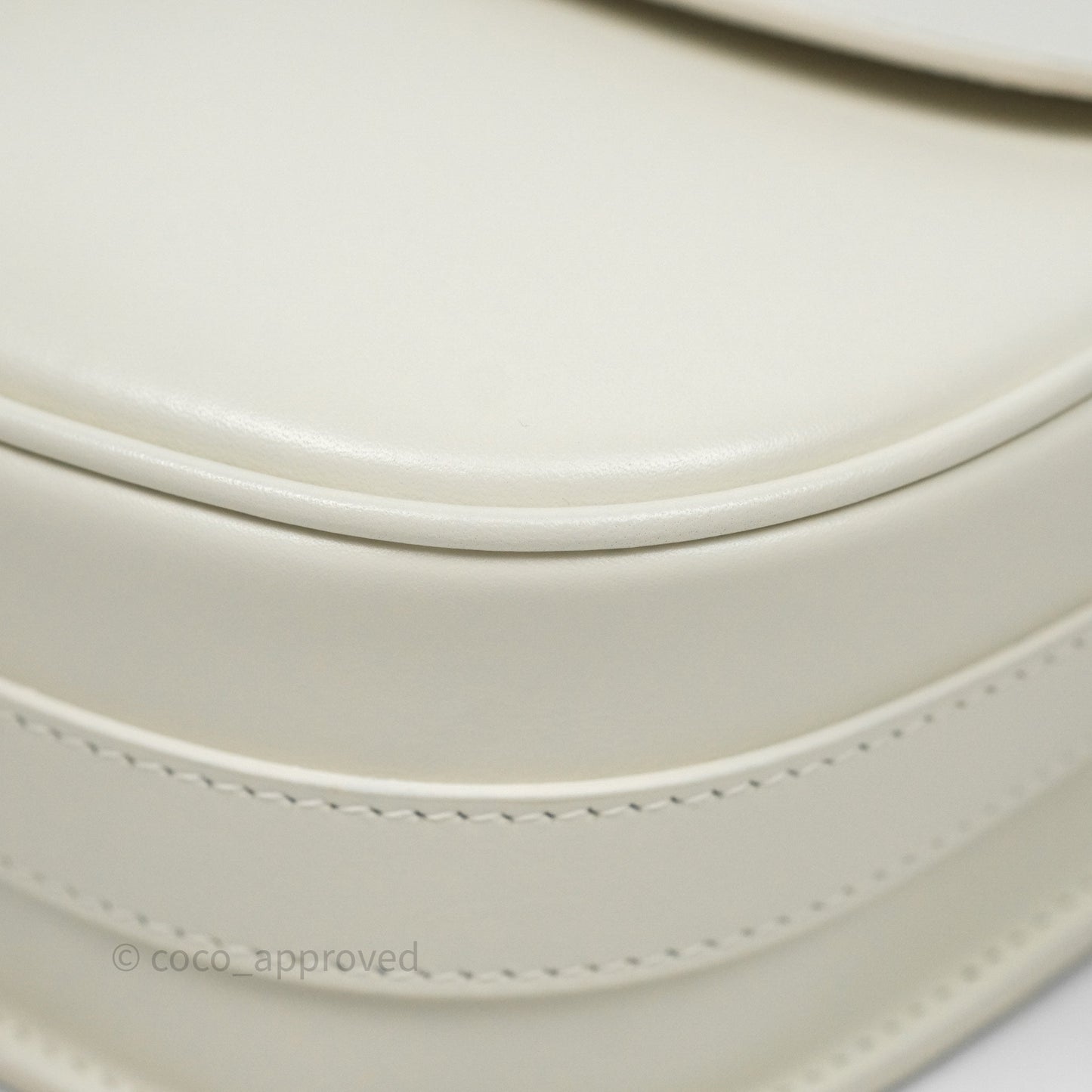 Christian Dior Medium Bobby Flap White Box Calfskin