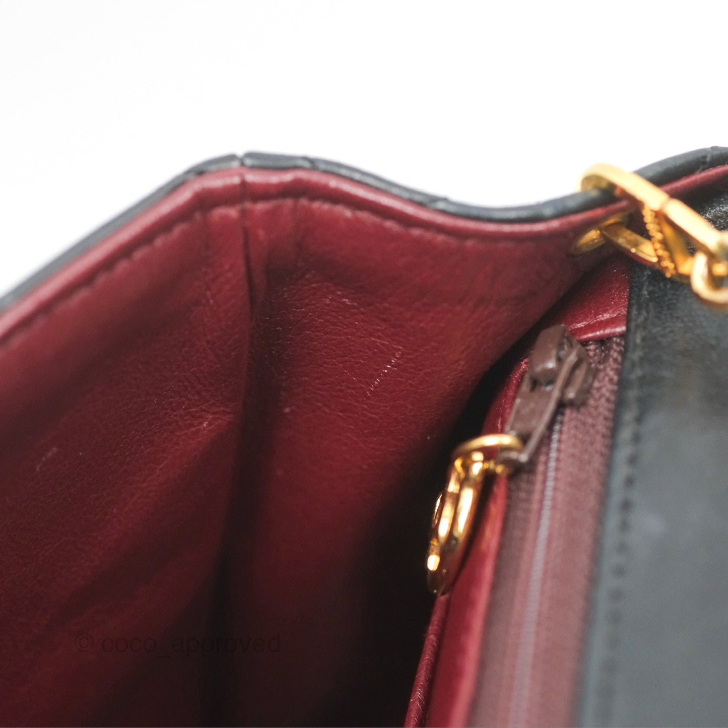 Chanel Vintage Square Flap Bag Black Lambskin 24K Gold Hardware