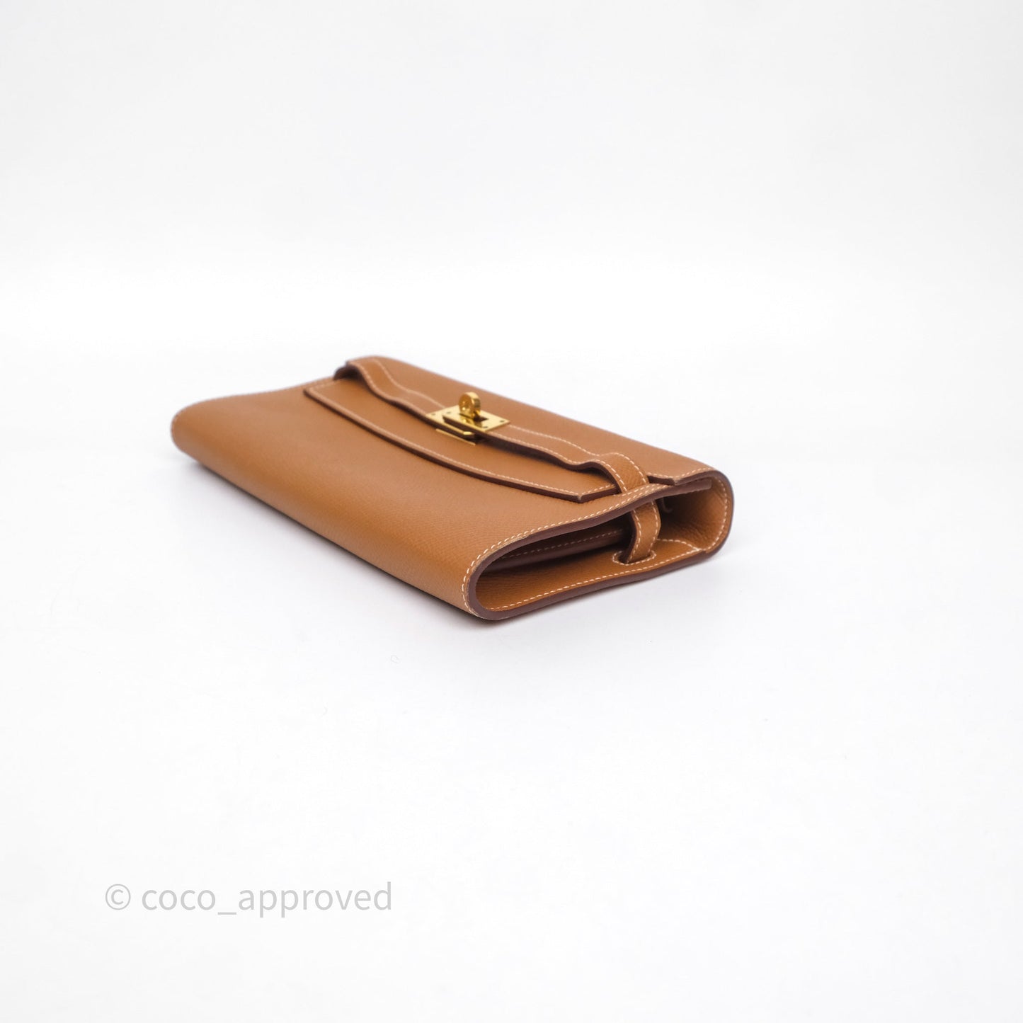 Hermès Kelly To Go Wallet Gold 37 Epsom Gold Hardware