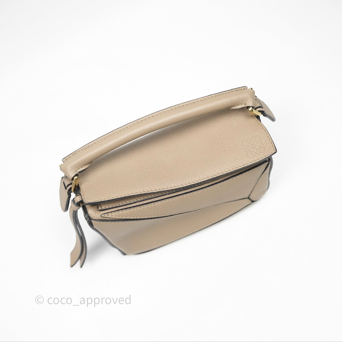 Loewe Mini Puzzle Bag Beige Calfskin