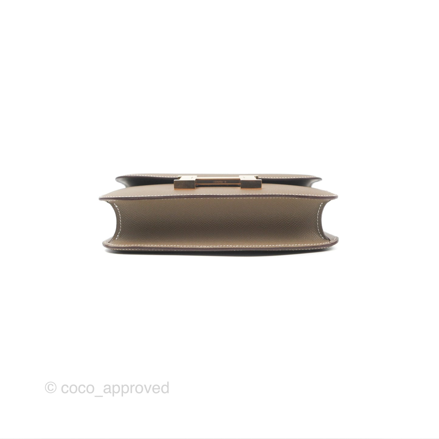 Hermès Constance 24 Mirror Etoupe 18 Epsom Rose Gold Hardware