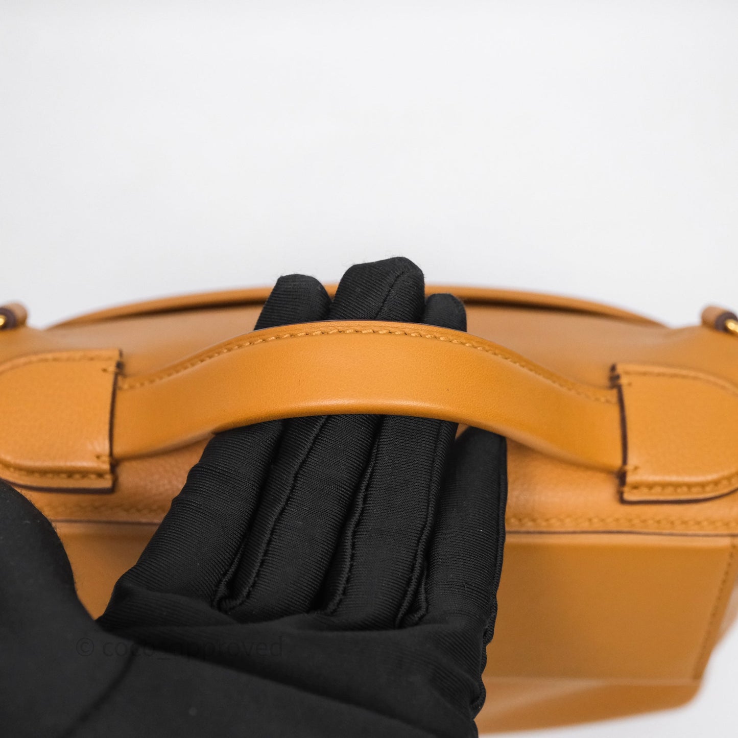 Hermès 24/24 21 Mini Caramel/Sesame/Rouge Sellier Gold Hardware