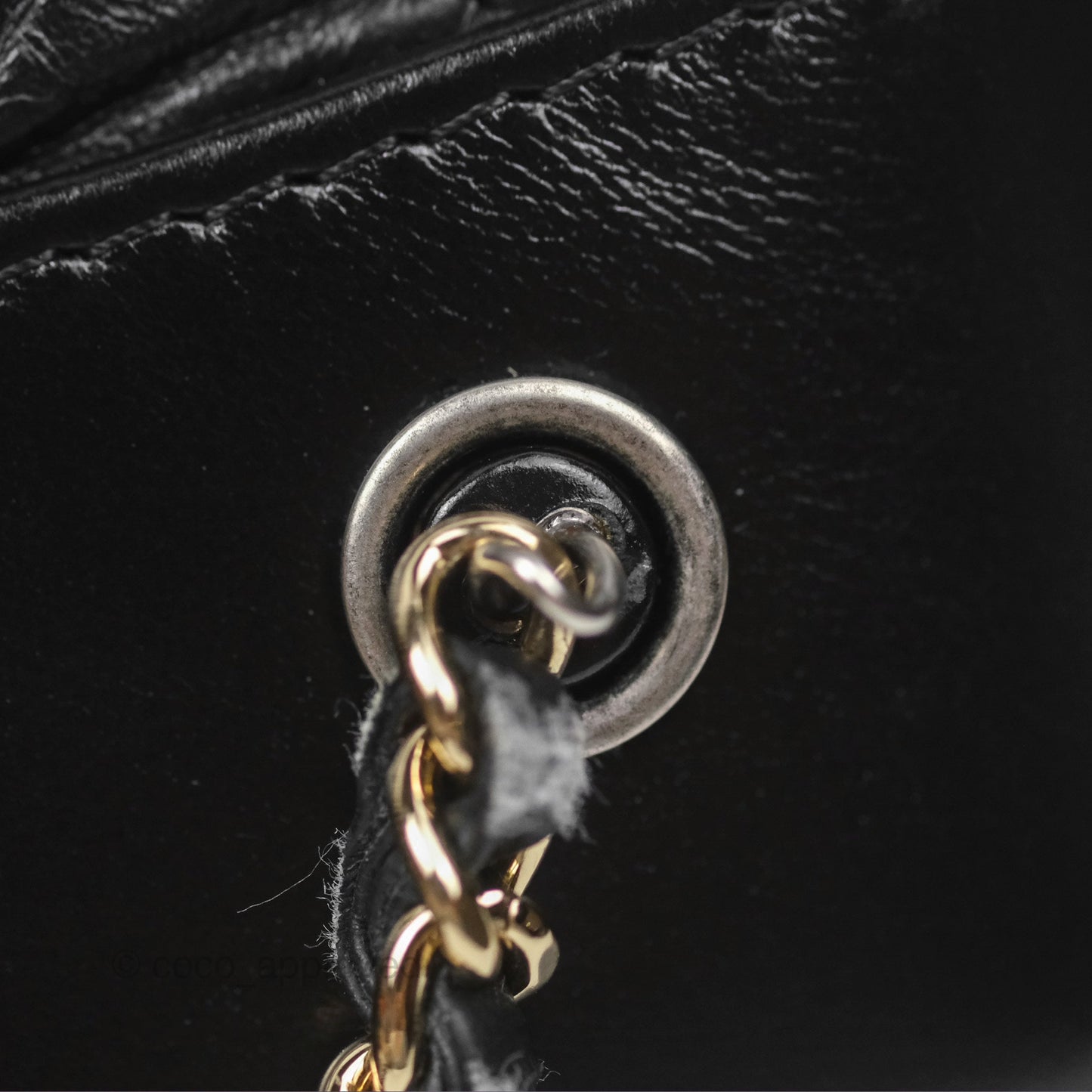 Chanel Small Gabrielle Backpack Black Aged Calfskin