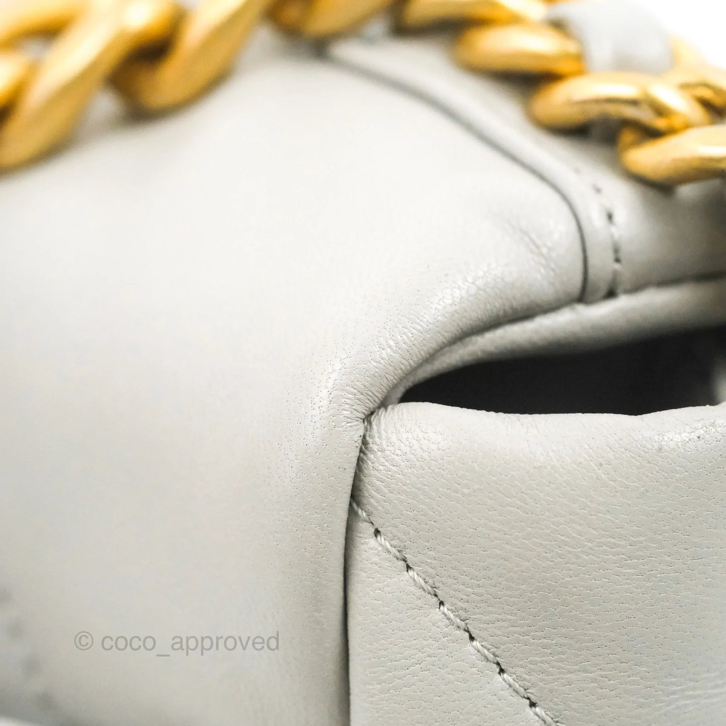 Chanel 19 Small Grey Lambskin Mixed Hardware
