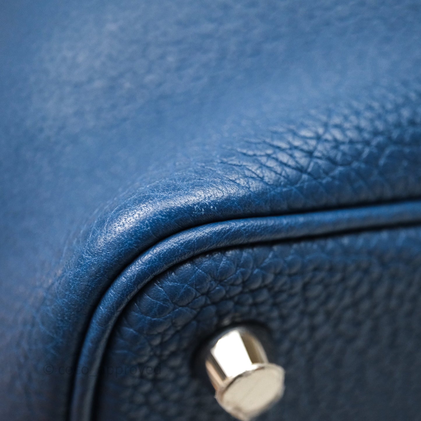 Hermès Picotin 18 Deep Blue S4 Clemence Palladium Hardware