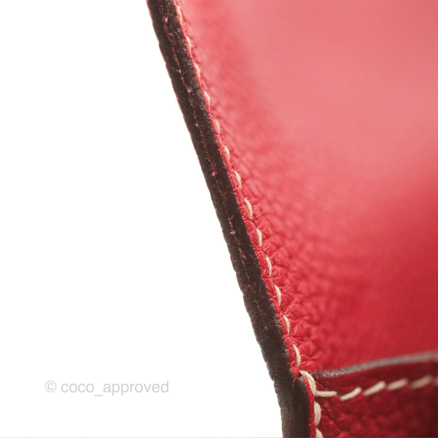 Hermès Roulis 23 Red Clemence Gold Hardware