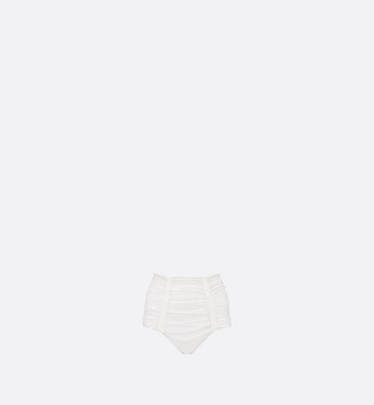 Luxury Dioriviera Swimsuit Bottom White Technical Fabric