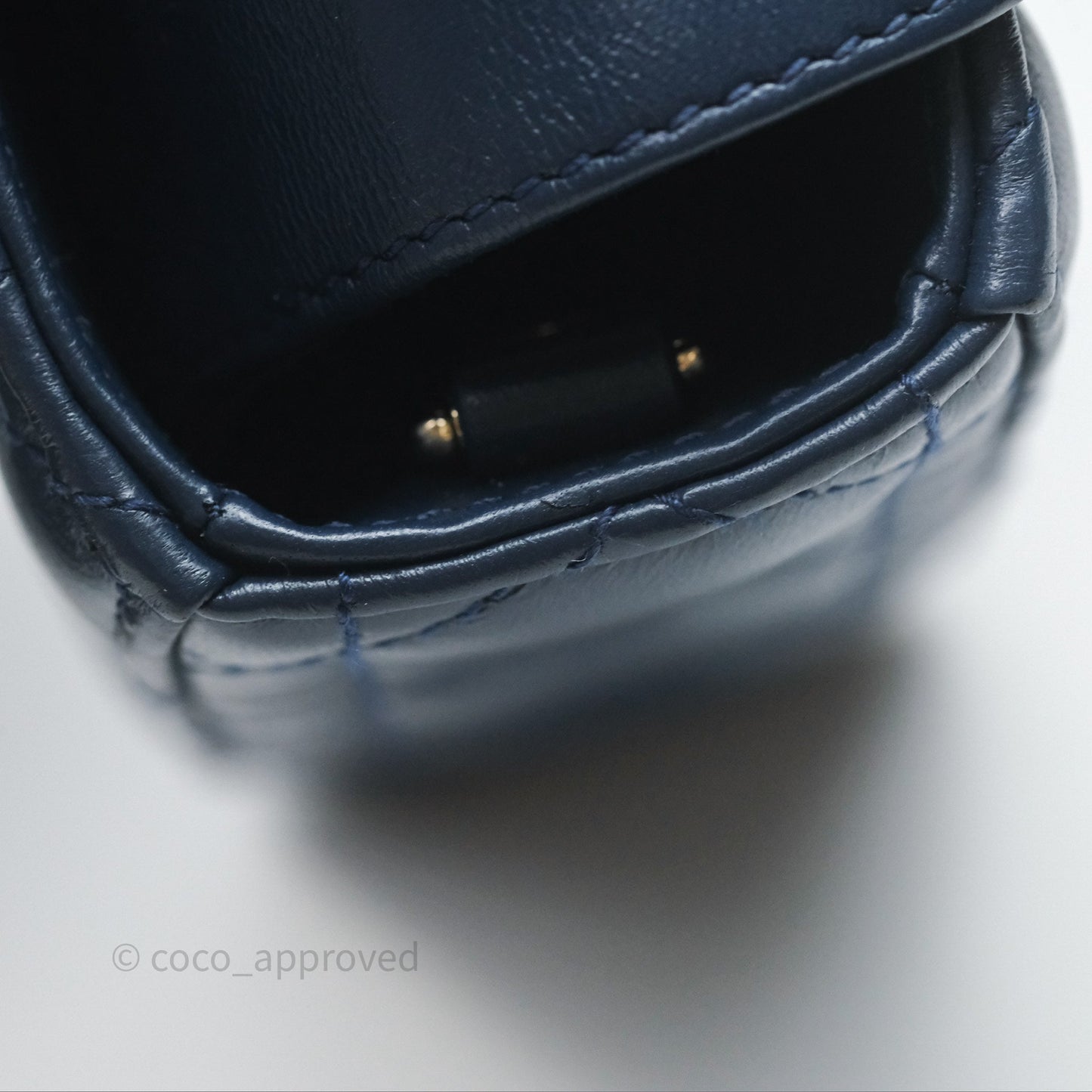 Christian Dior Medium Lady D-Joy Bag Deep Ocean Blue Cannage Lambskin