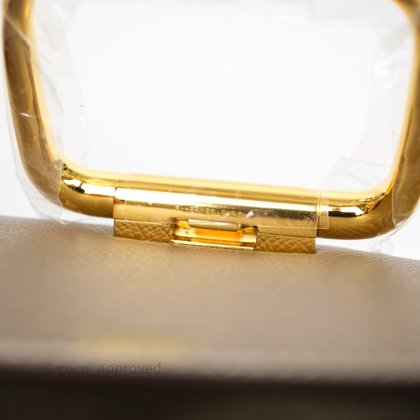 Hermès Della Cavalleria Elan Bag Etoupe Gold Hardware