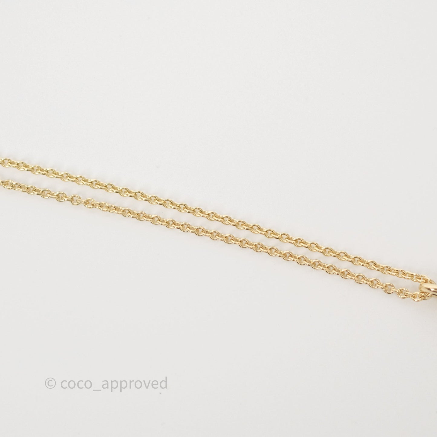 Hermes Mini Maillon Pendant Necklace PM Rose Candeur