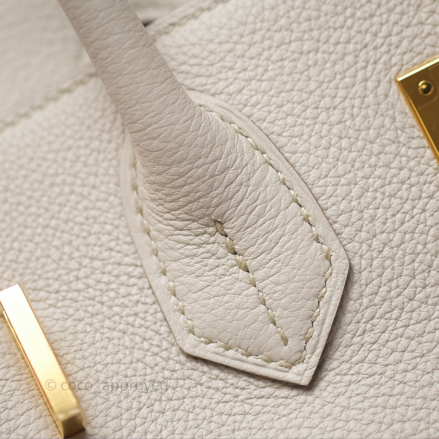 Hermès Birkin 30 Retourne Beton 8L Togo Gold Hardware