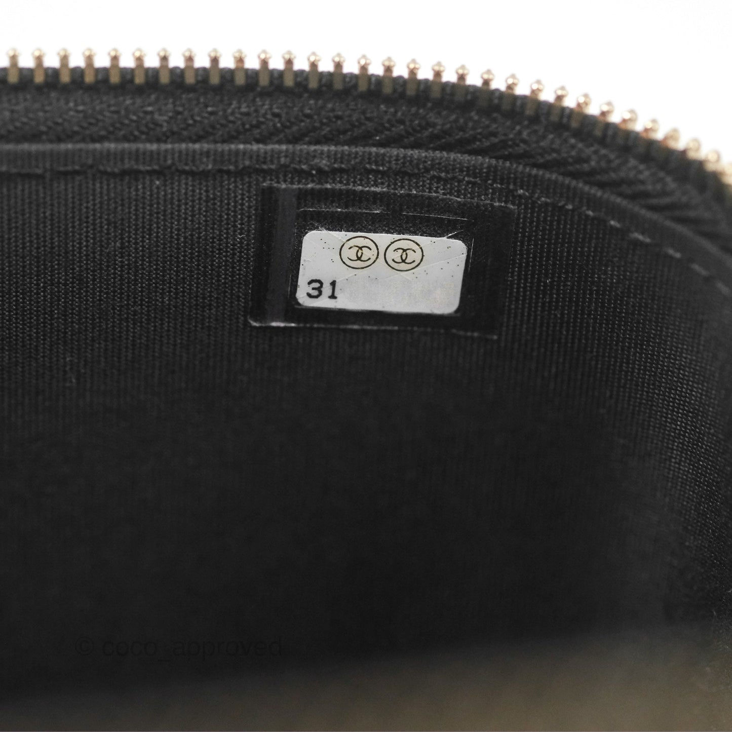 Chanel Vanity Rectangular Top Handle Black Lambskin Gold Hardware