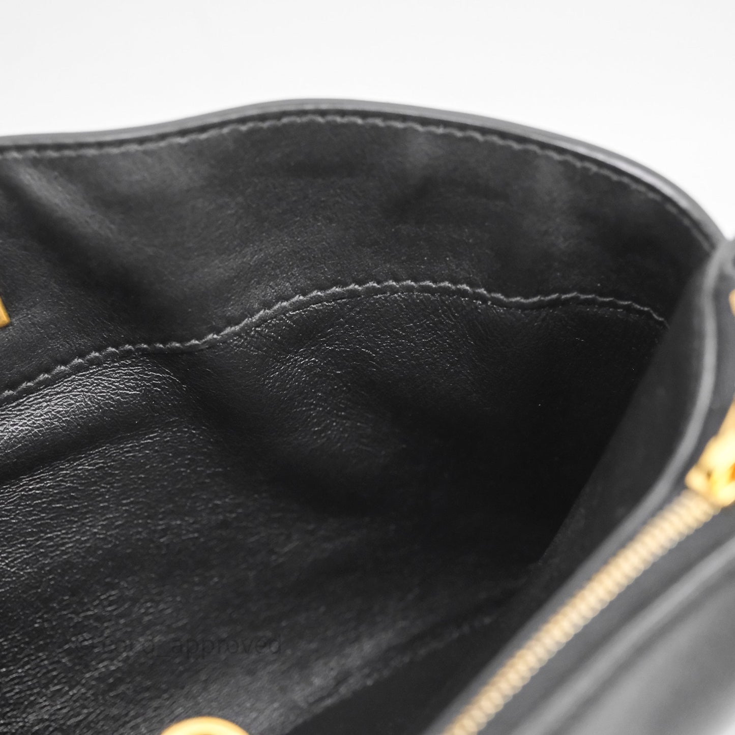 Balenciaga Rodeo Sling Pochette Leather Shoulder Bag Black Calfskin