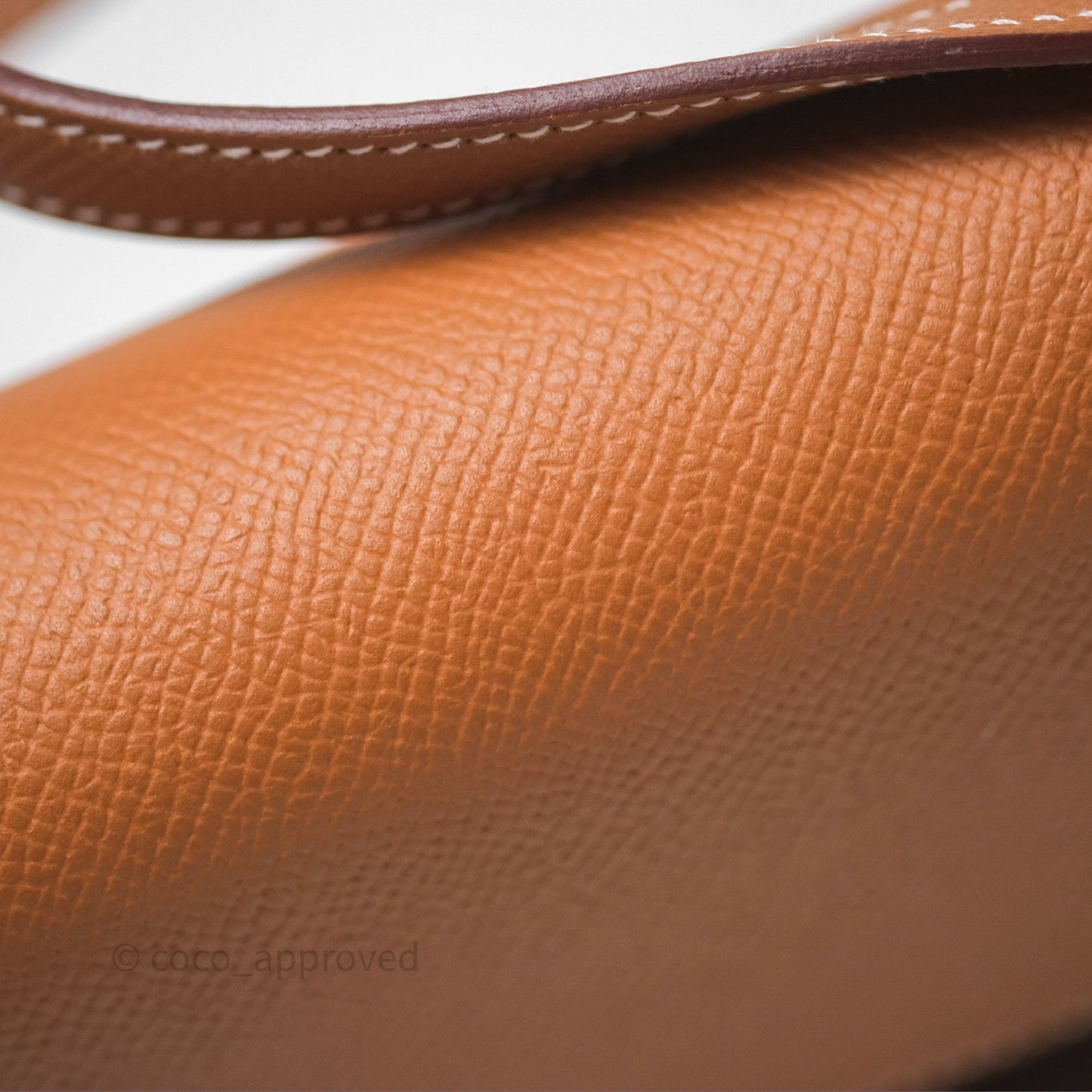 Hermès Constance Elan Gold 37 Epsom Palladium Hardware