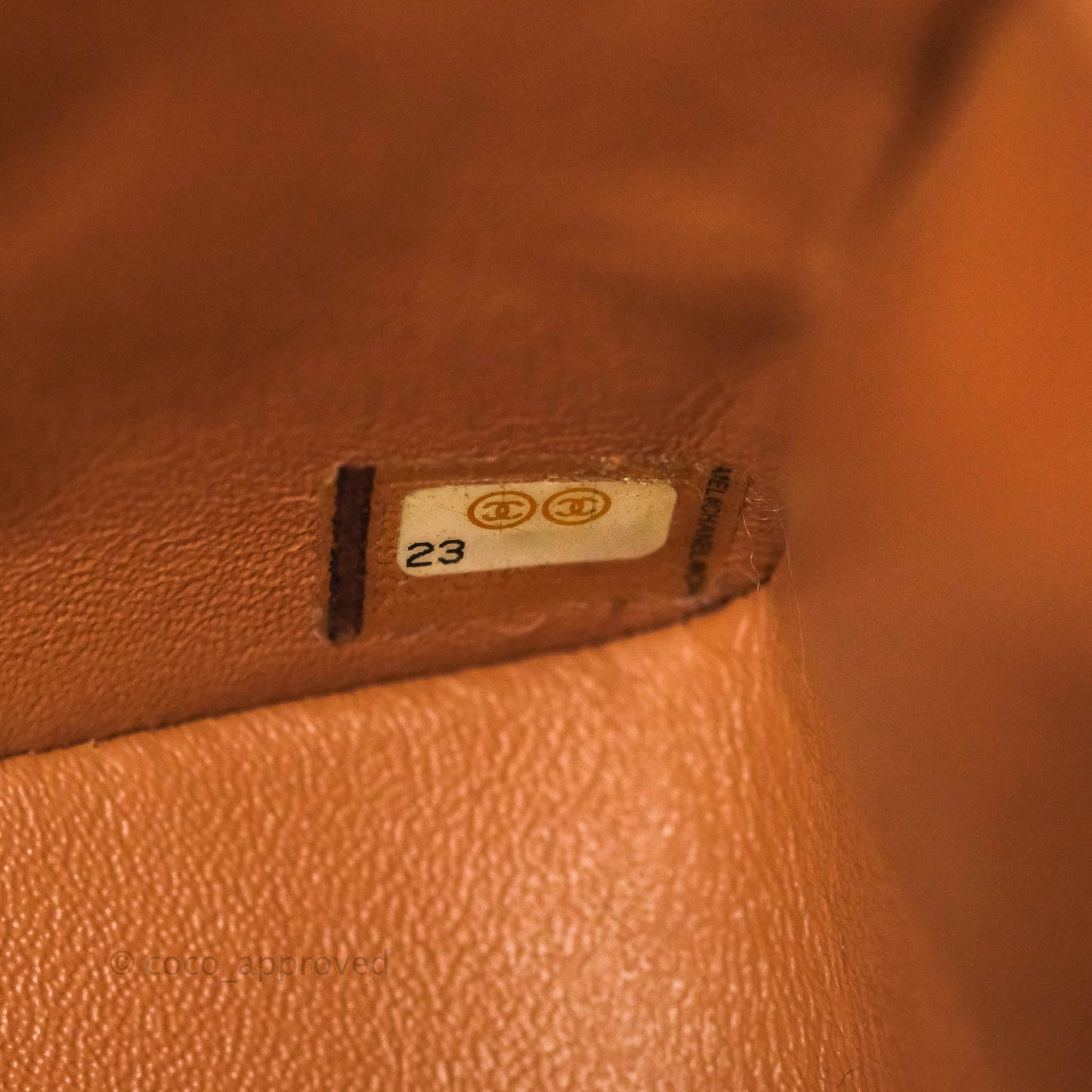 Chanel Classic Quilted Mini Square Caramel Dark Beige Lambskin Gold Hardware