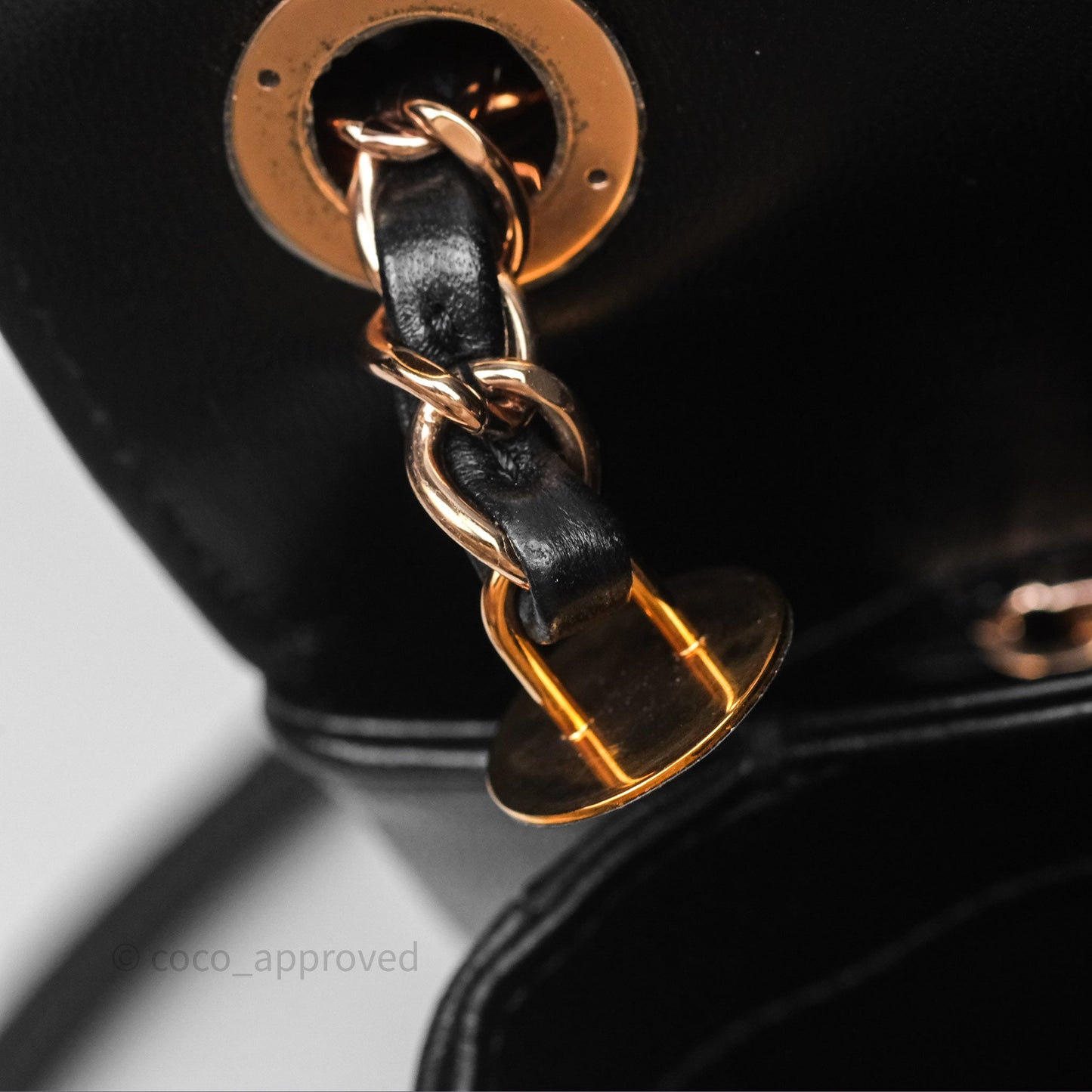 Chanel Trendy CC Small Black Lambskin Rose Gold Hardware