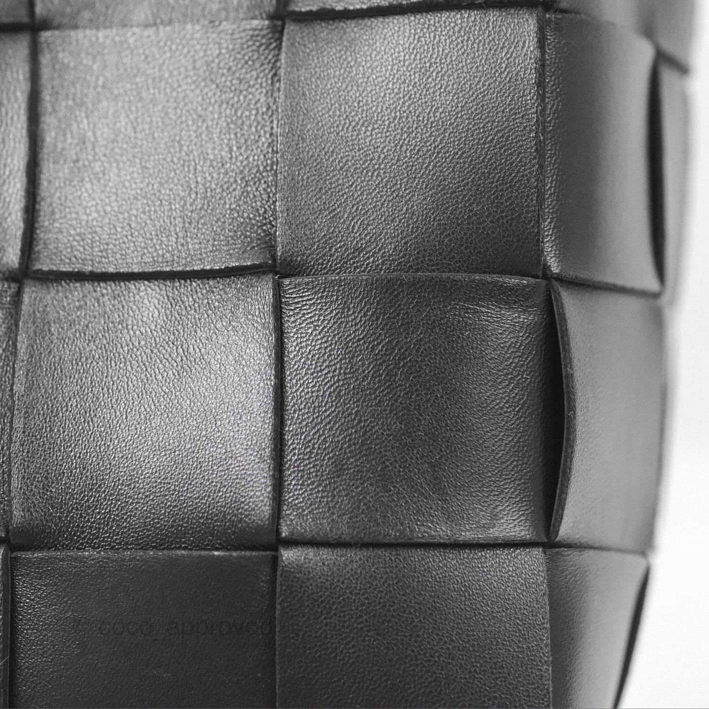Bottega Veneta Small Cassette Bucket Bag Black Lambskin