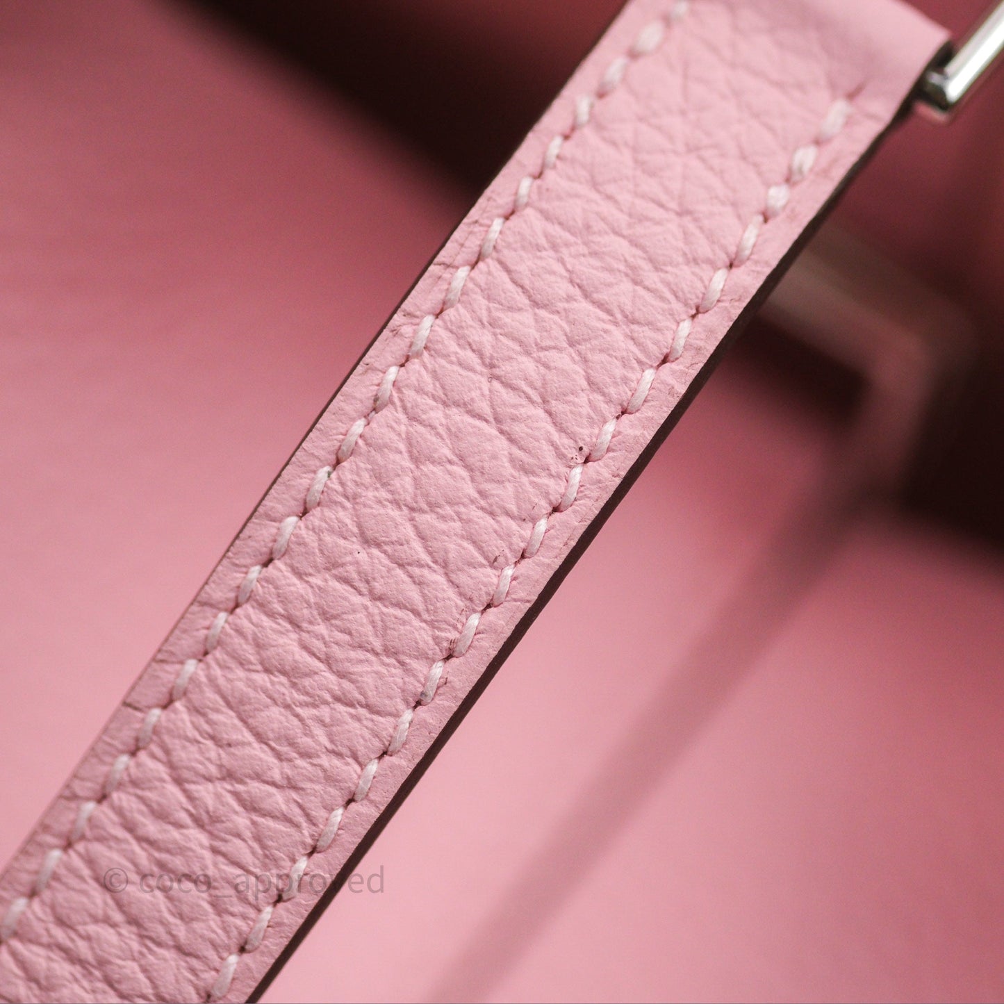 Hermès Picotin 18 Rose Sakura 3Q Clemence Palladium Hardware