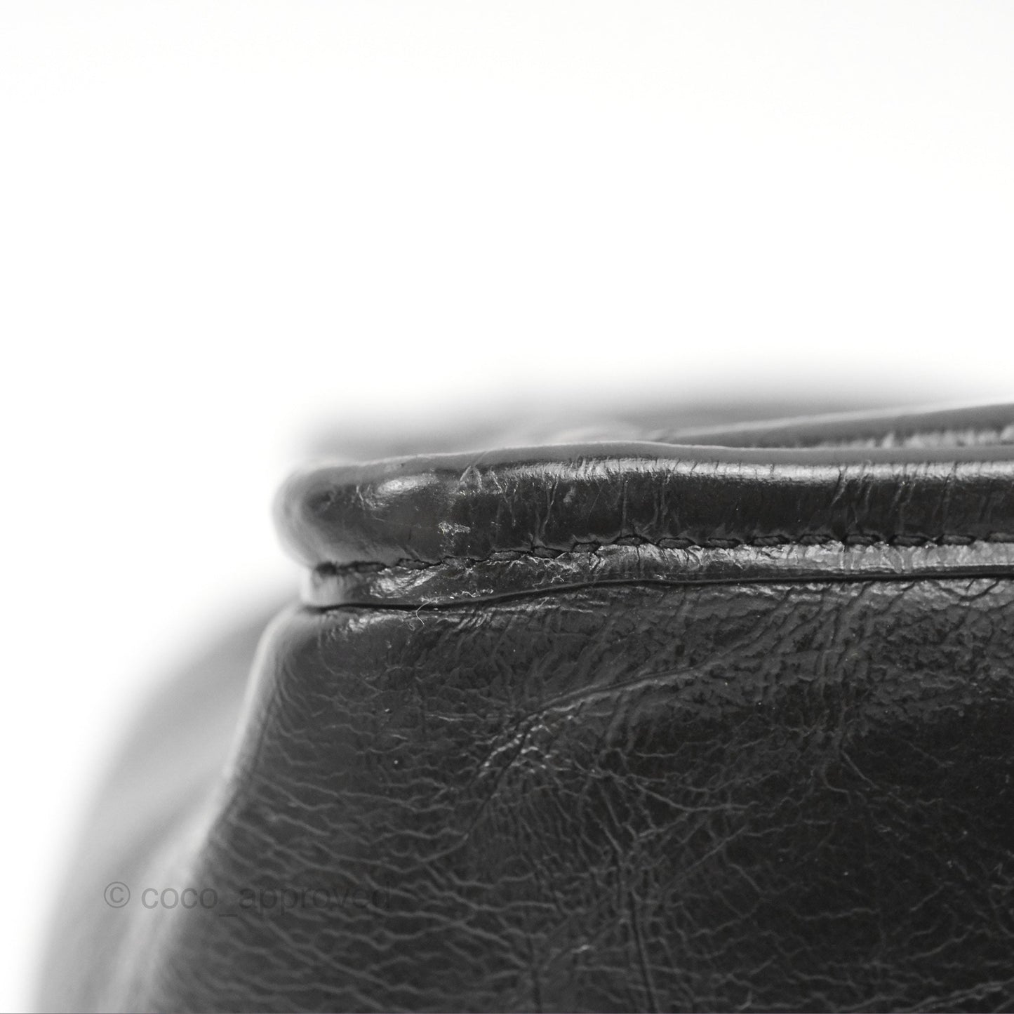 Saint Laurent Medium Niki Chain Bag Crinkled Calfskin So Black