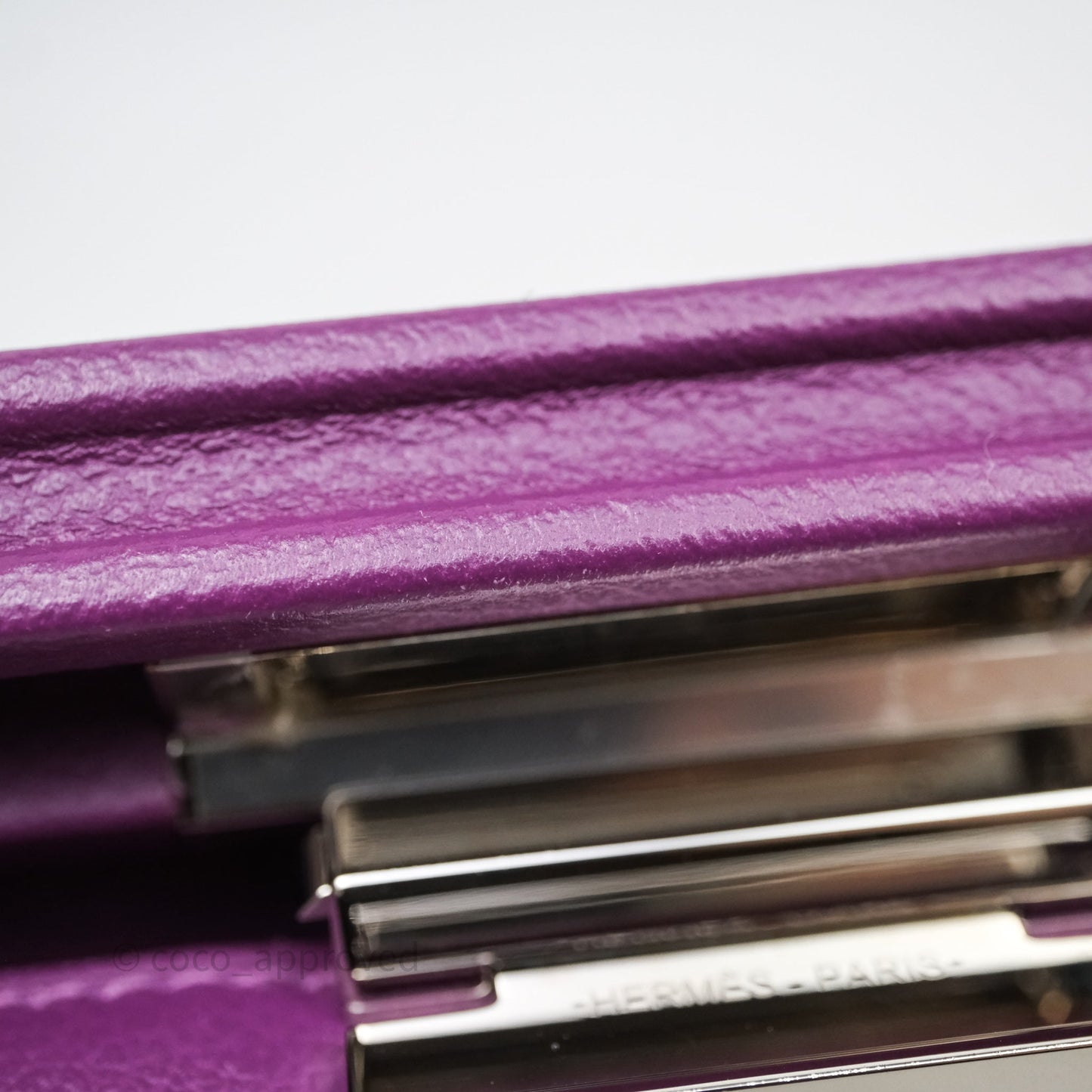Hermes Clic H Bag Anemone P9 Veau Evercolor Palladium Hardware