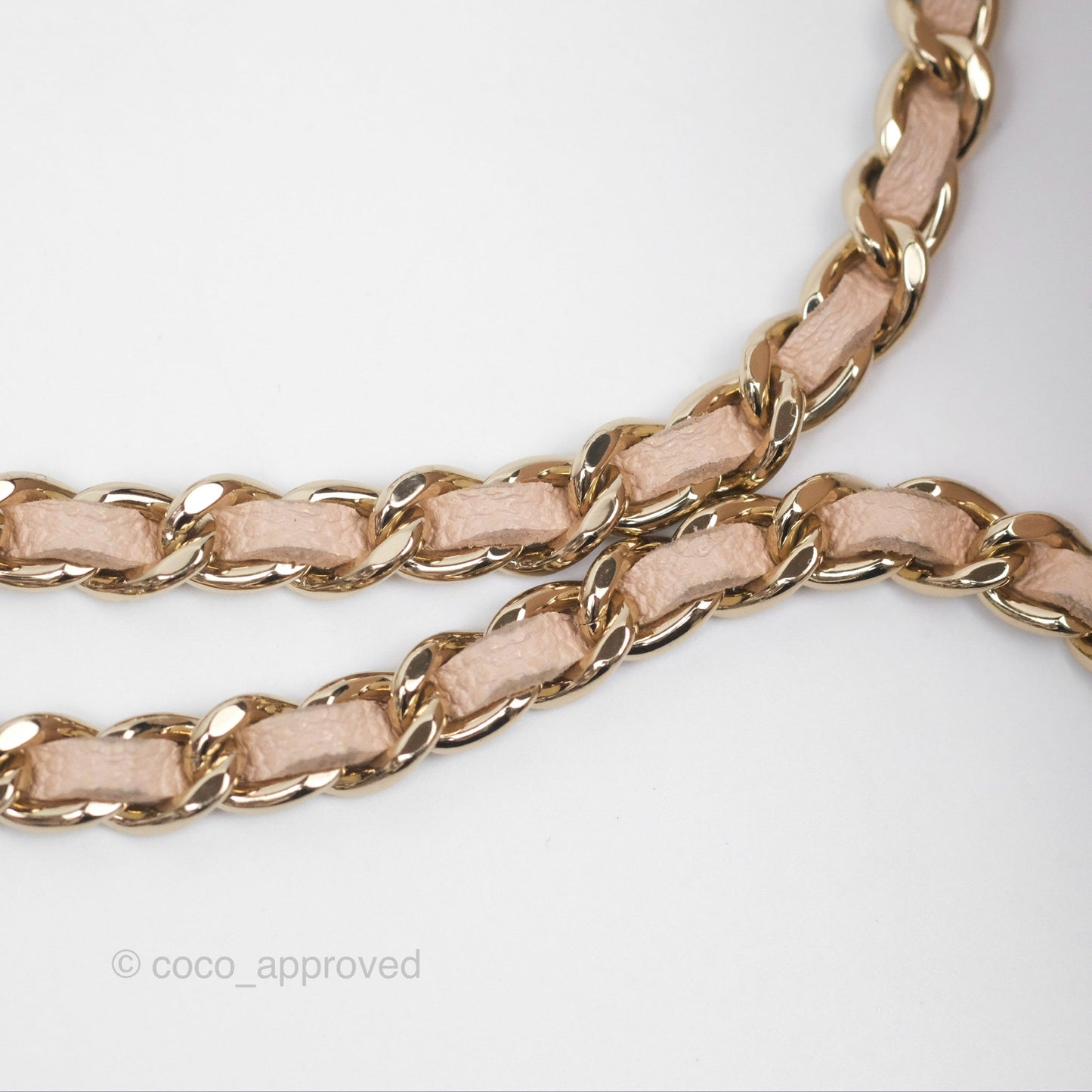 Chanel Vanity Rectangular With Chain Pink Caviar Gold Hardware