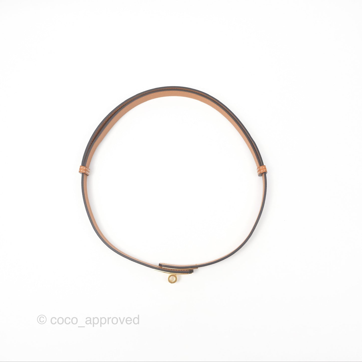 Hermès Kelly Buckle Belt 37 Gold Epsom Gold Hardware