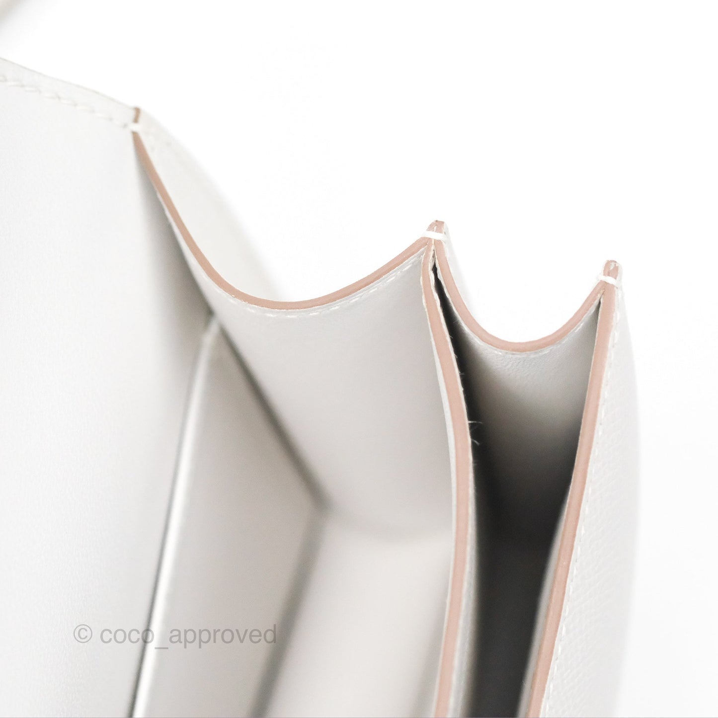 Hermès Constance Mini 18cm Mirror Gris Pale Epsom Gold Hardware