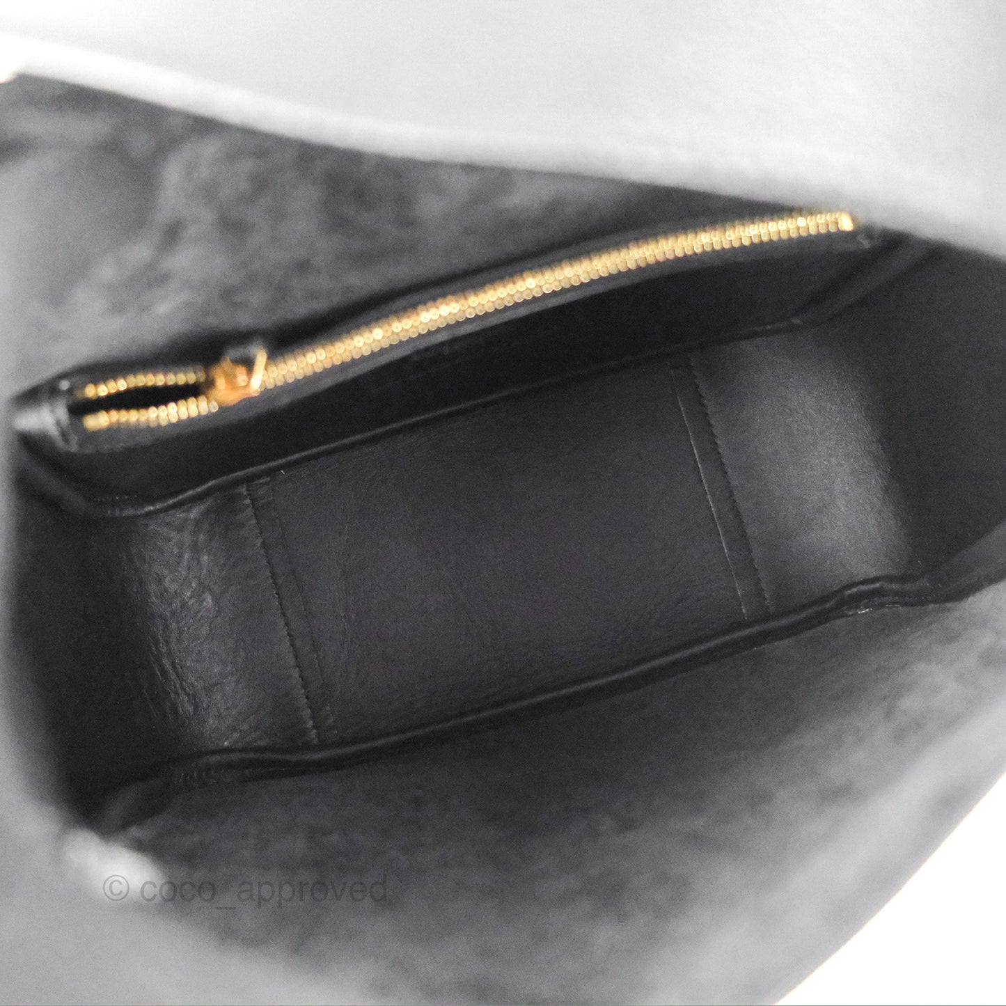Saint Laurent Small ‘Le 5 a 7’ Hobo Bag Black Grained Leather