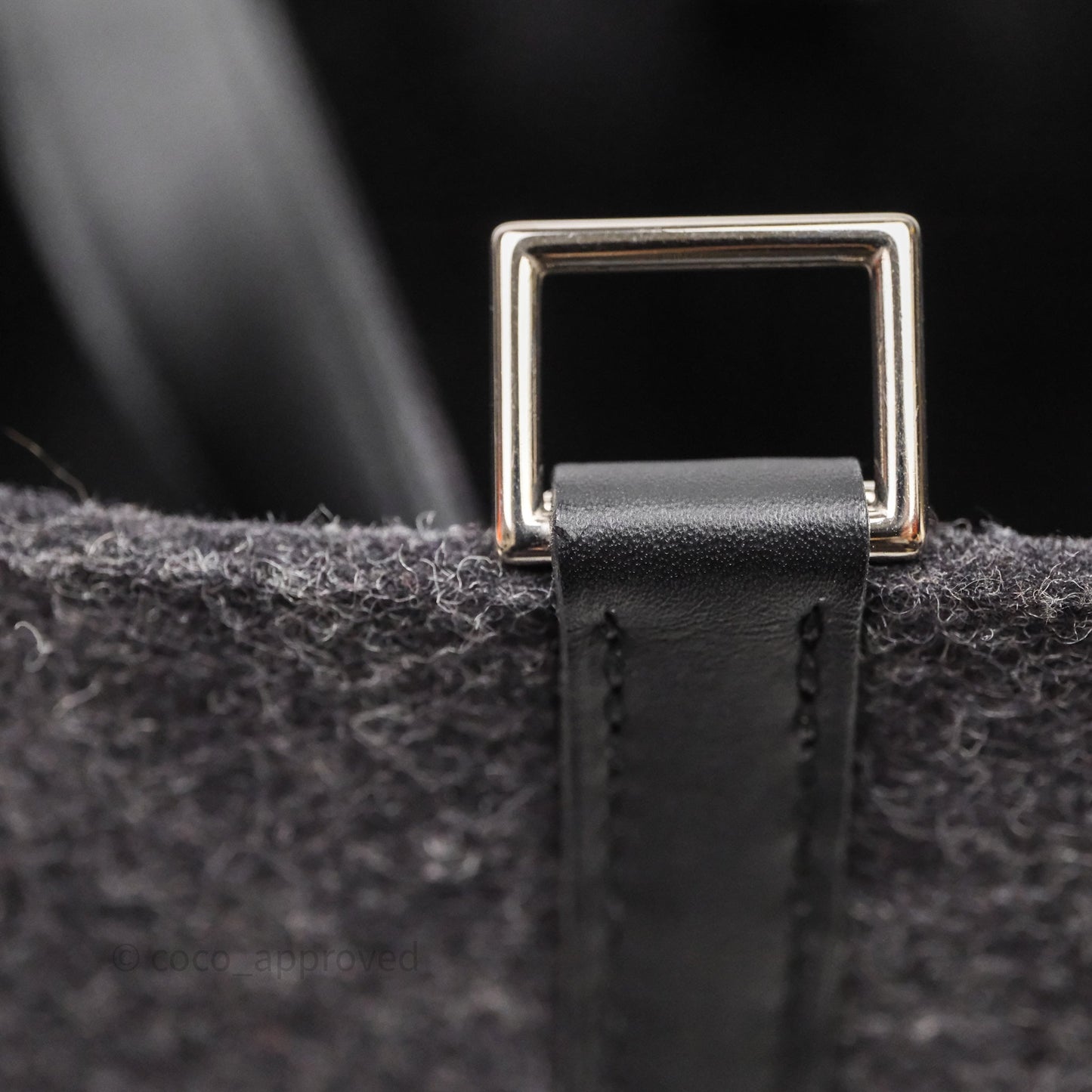 Hermès Picotin 18 Graphite 88/ Noir 89 Wool Swift Palladium Hardware
