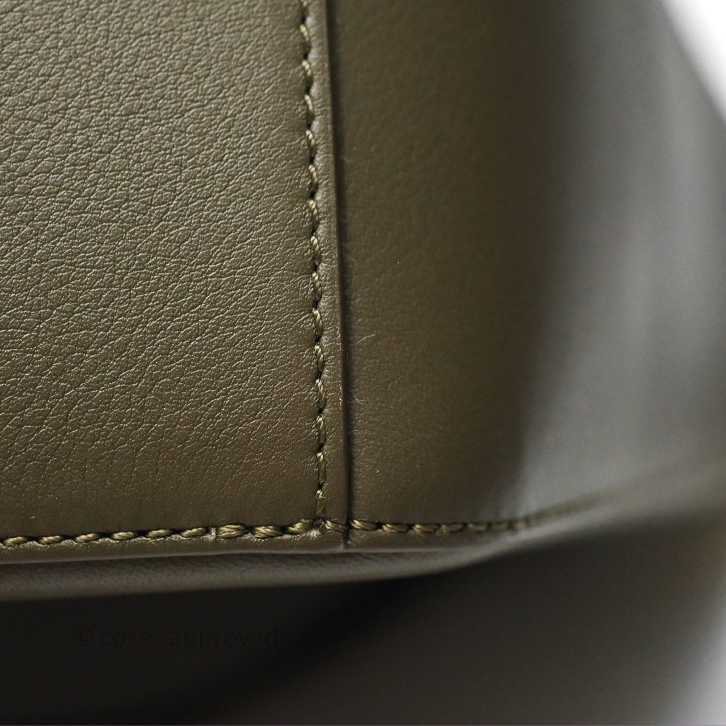 Loewe Mini Hammock Hobo In Classic Dark Khaki Green Calfskin