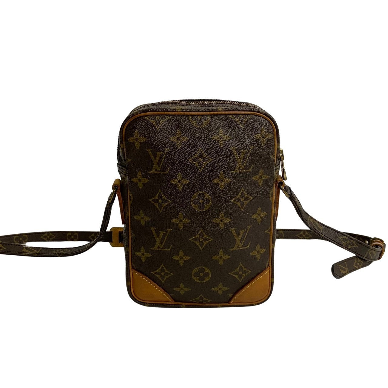 LOUIS VUITTON Shoulder Bag leather Brown Monogram Amazone