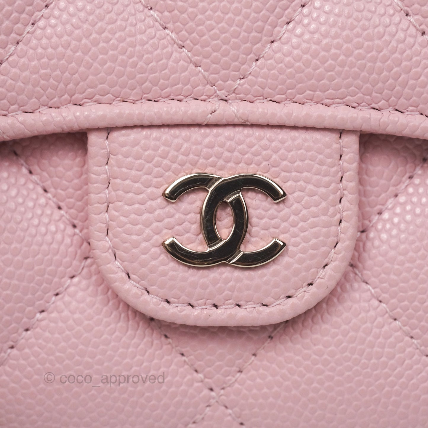 Chanel Classic Short Flap Wallet Pink Caviar Gold Hardware