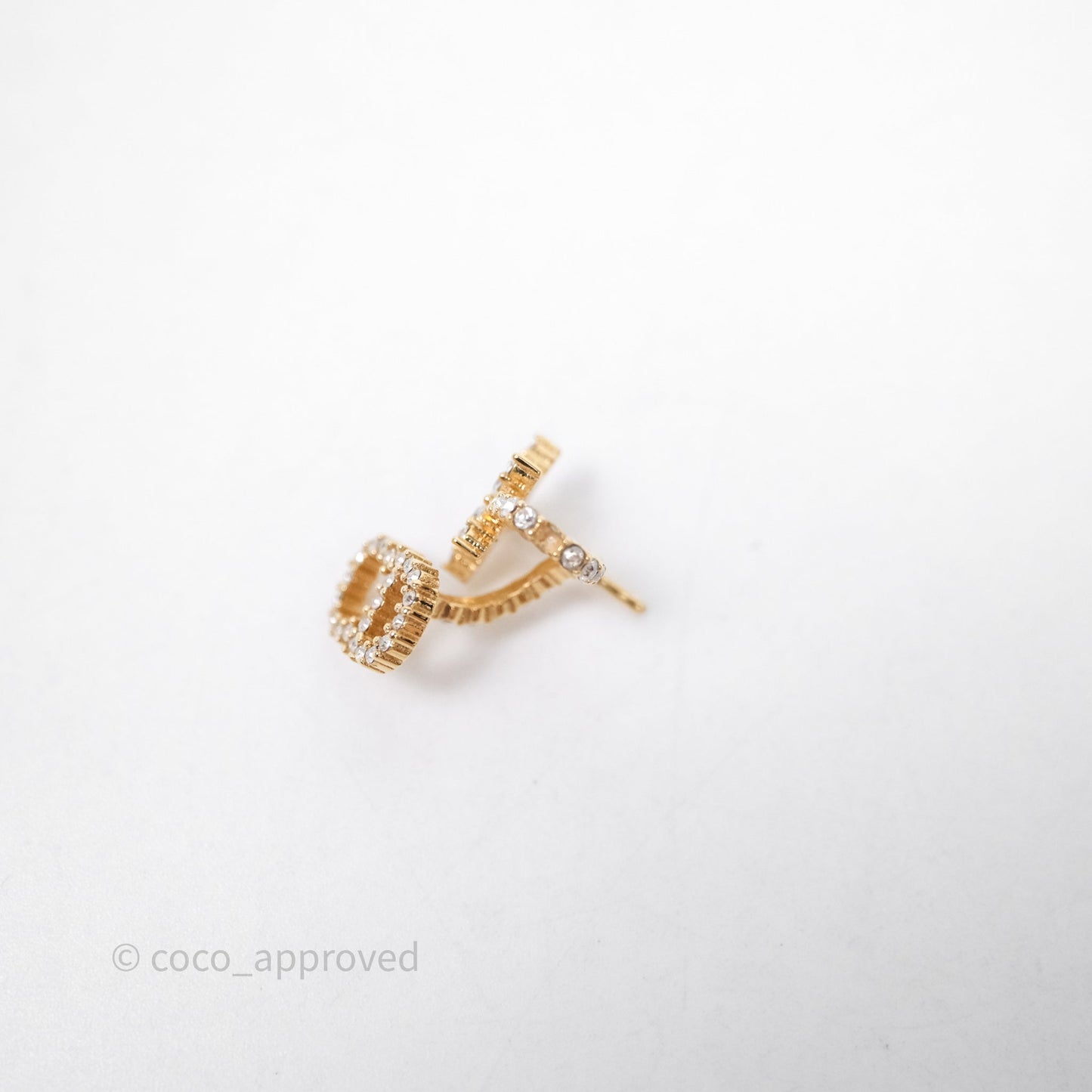 Christian Dior Clair D Lune Earrings Gold