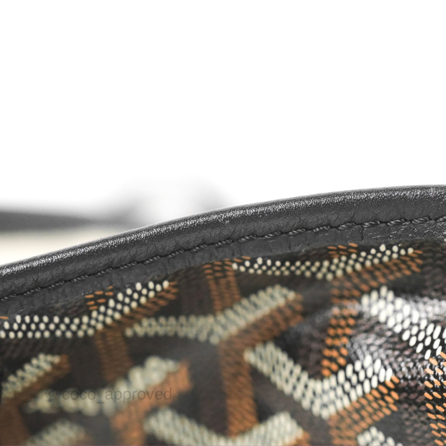 Goyard Saint Louis Black Goyardine Canvas PM⁣⁣⁣⁣⁣⁣⁣⁣⁣⁣⁣⁣⁣⁣⁣⁣⁣⁣⁣⁣